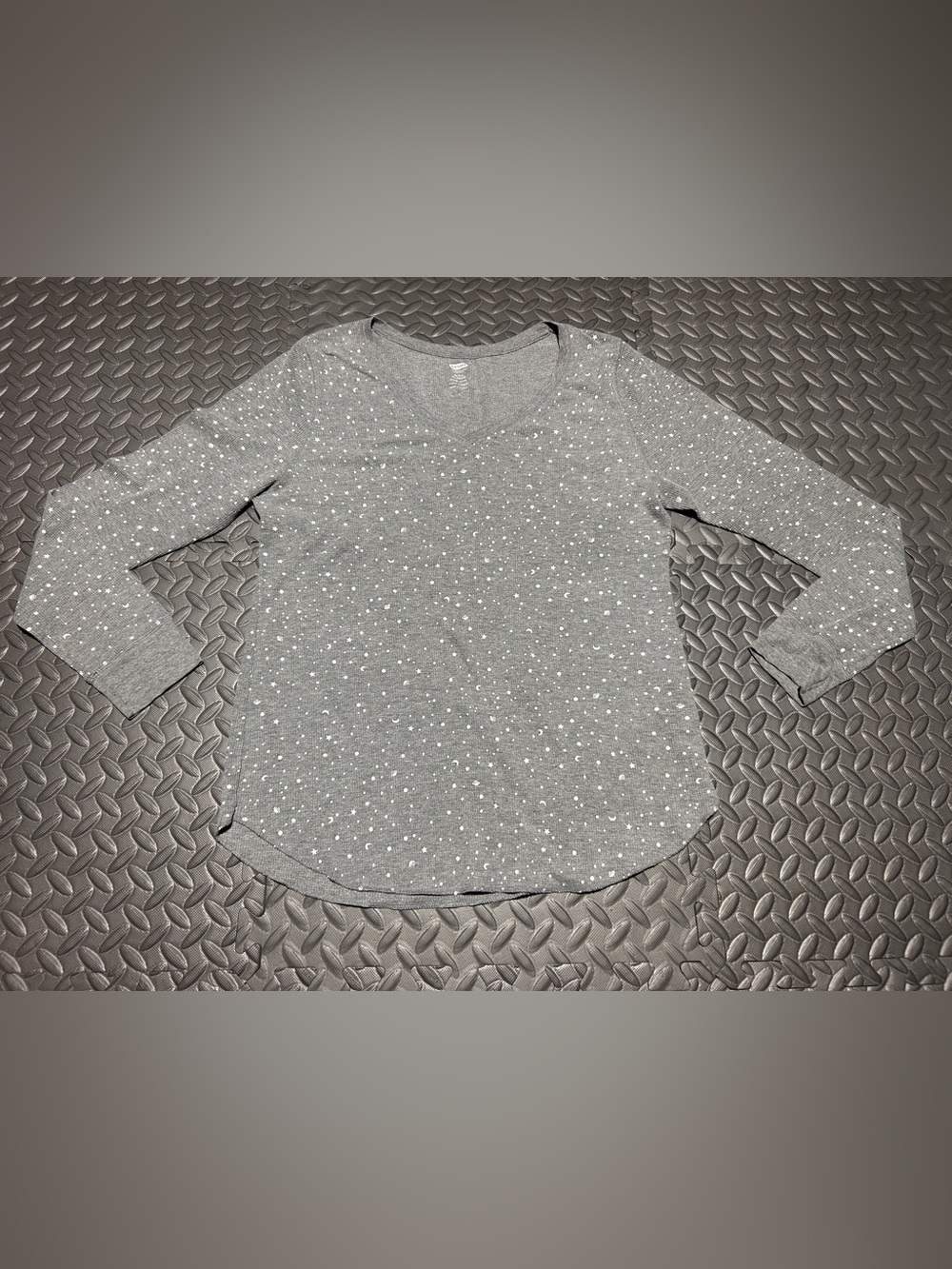 Old Navy Women’s Gray Long Sleeve Thermal Shirt